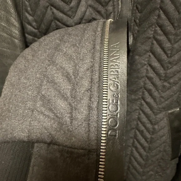 Dolce & Gabbana Virgin Wool Bomber Jacket